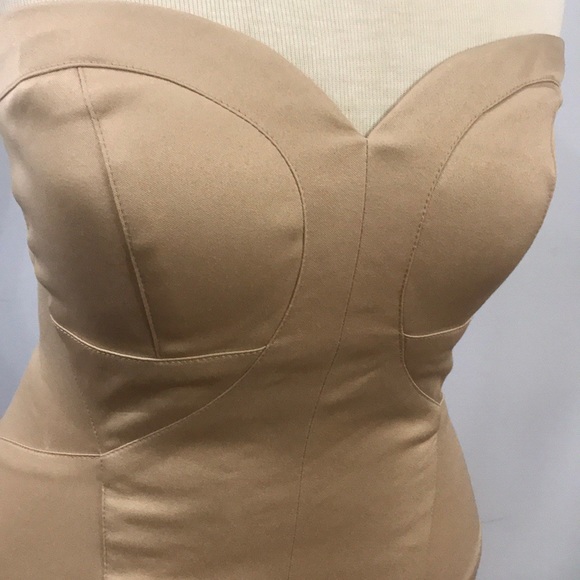 Champagne strapless top - Picture 3 of 8